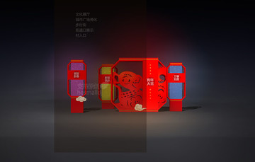 狗年新布布置燈籠