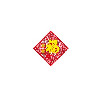 原創(chuàng)方形門貼 富貴有余