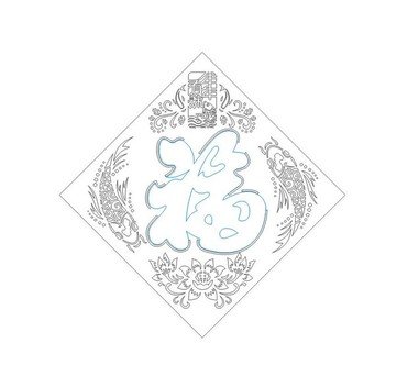 原創(chuàng)門貼 春節(jié)貼紙 福字貼