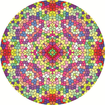 彩色玻璃花紋 穹頂設(shè)計(jì)