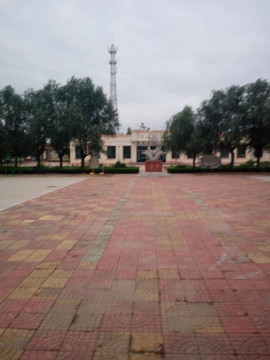 蔡寨中心校的广场