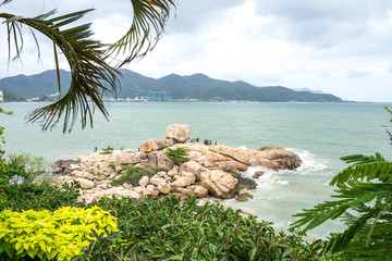 越南芽庄五指岩 钟屿石岬角