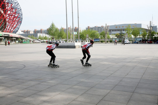 溜冰 广场 训练