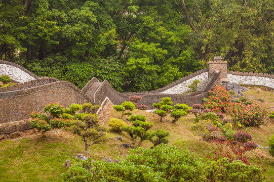 居庸关八达岭长城 微缩景观