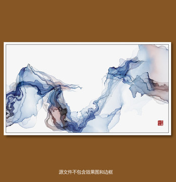 新中式水墨抽象裝飾畫