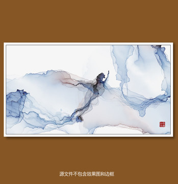 新中式水墨抽象装饰画