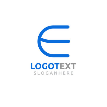E字母標志logo