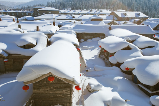 雪乡风光 雪景