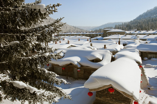 雪乡风光 雪景