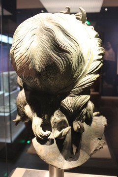 罗马帝国时期青铜阿波罗头像
