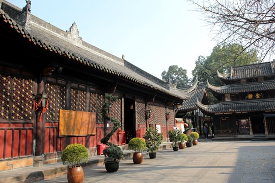 成都 文殊院 佛教寺院