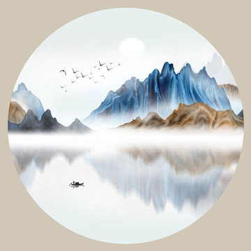 抽象山水畫