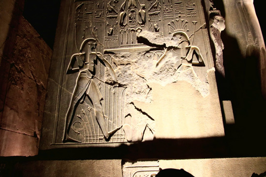 埃及卢克索神庙遗址