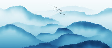 水墨山水畫 意境山水