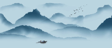 水墨山水畫 意境山水
