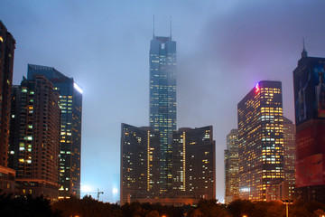 广州中信广场夜景