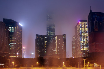 广州中信广场夜景