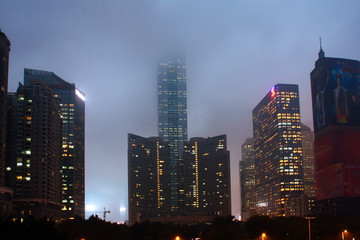 广州中信广场夜景