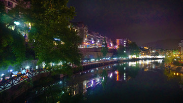 沱江 夜景