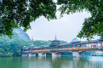 柳州龙谭公园风雨桥