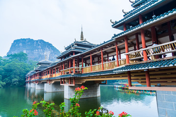 柳州龙谭公园风雨桥