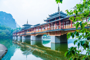 柳州龙潭公园风雨桥