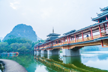 柳州龙潭公园风雨桥