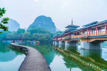 柳州龙潭公园风雨桥