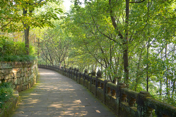 合川钓鱼城 跑马道