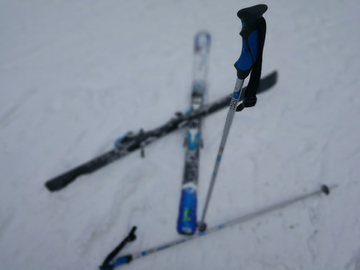 滑雪板 雪杖 滑雪 极限运动