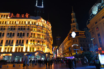 上海南京路夜景