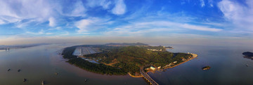 珠海淇澳岛全景