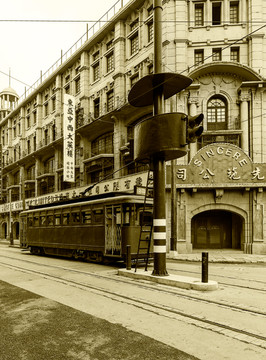 老上海建筑 老上海 怀旧老场景