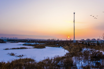 雪景意境