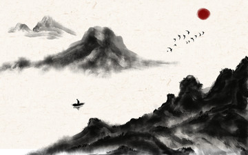 新中式山水畫(huà)