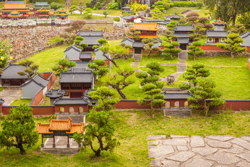 山东蓬莱阁 古建筑模型