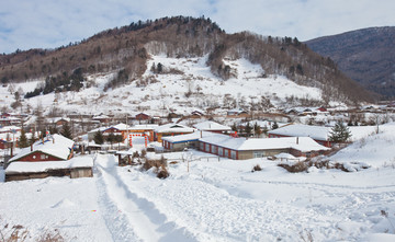 中国雪乡 雪谷