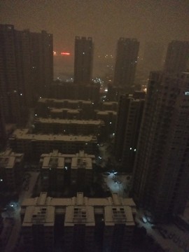 西安 雪景 北郊 泰和居