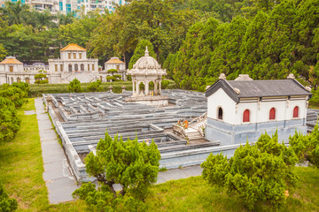 圆明园万花阵 微缩景观