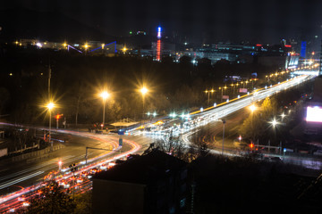 经十路夜景