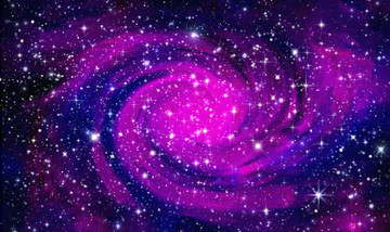 紫色漩渦星空