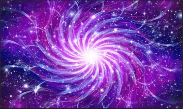 紫色星空漩渦軟膜