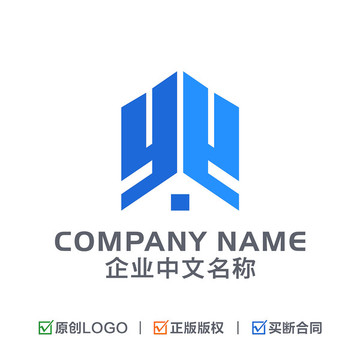 字母Y 业字LOGO