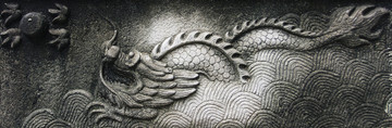 中国龙石雕