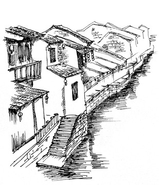 水鄉(xiāng)民居