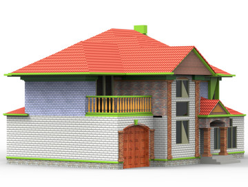 別墅 建筑模型