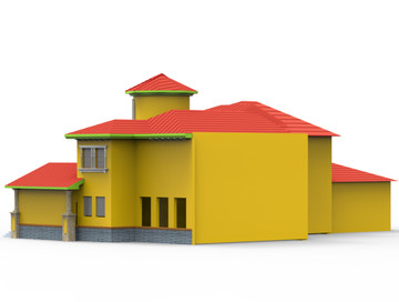 建筑模型 别墅
