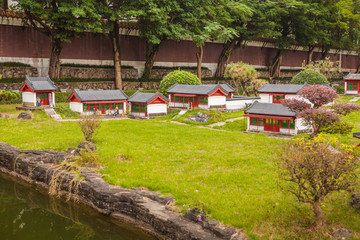 圆明园杏花春馆 古建筑模型