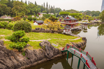 圆明园杏花春馆 微缩景观