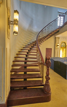 4000万像素 古典室内楼梯